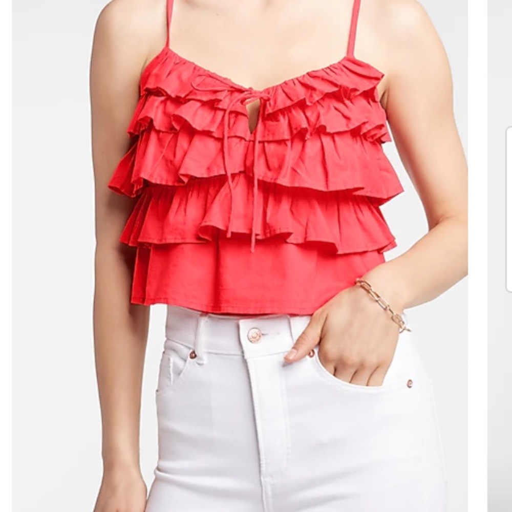 Express Tiered Ruffle Cami